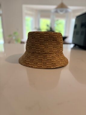 Woven Straw Bucket Hat